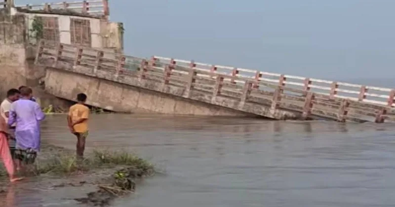 পদ্মায় বিলীন ছয় বছরের পুরোনো ৮ কোটি টাকার সেতু