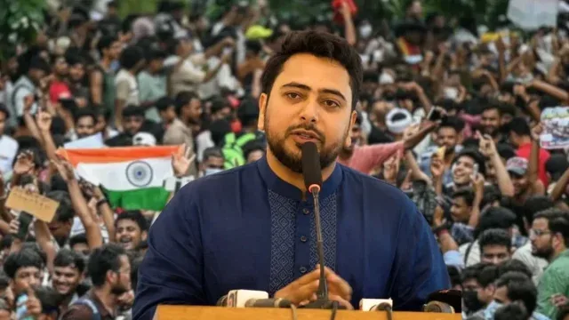 আওয়ামী লীগকে ফেরাতে ভারতের সঙ্গে গোপনে আঁতাত করছে বিএনপি সরকার: নাহিদ ইসলাম